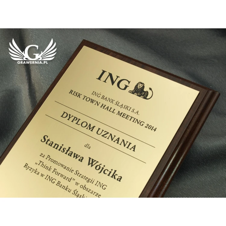 ANERKENNUNGSURKUNDE - GOLD MD2 - DS014