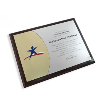 Diplom mit Acryl-Logo - SL025