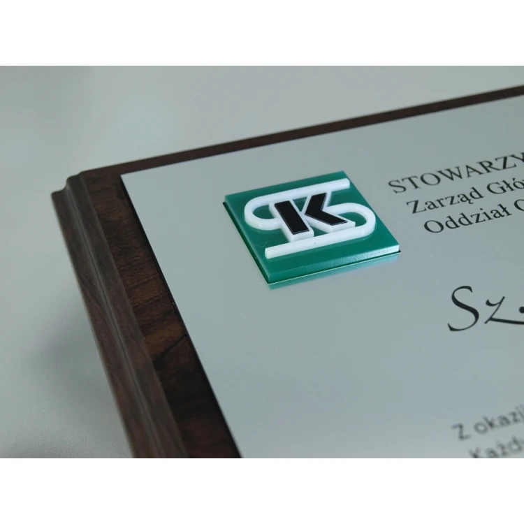 Diplom mit Acryl-Logo - SL031