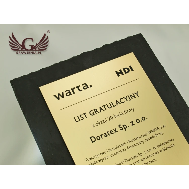 Schieferstein Diplom - DK003 - Vertikal