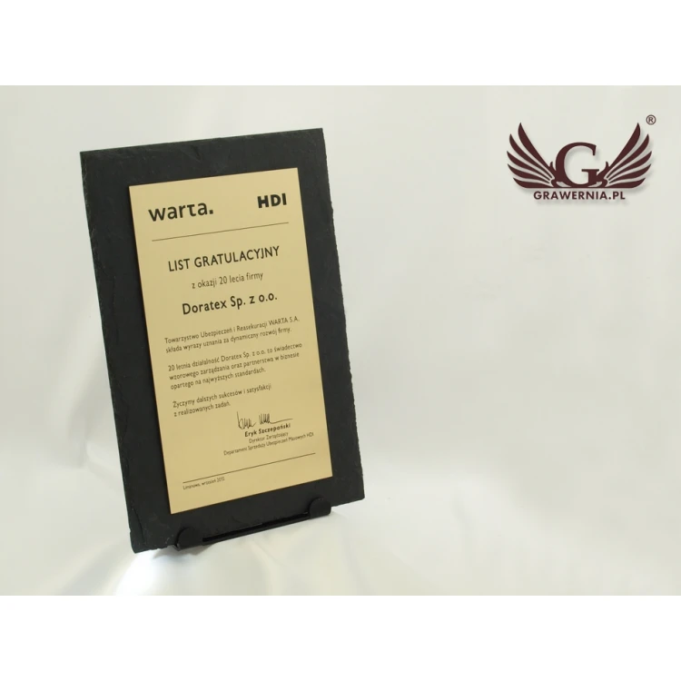 Schieferstein Diplom - DK003 - Vertikal