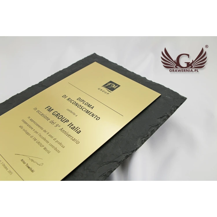 Schieferstein Diplom - DK003 - Vertikal