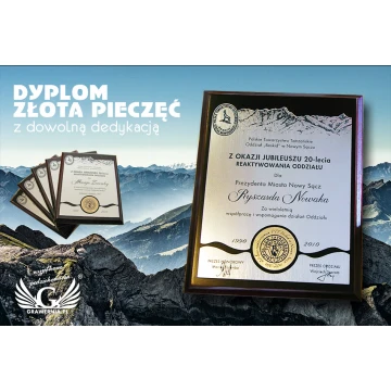 DIPLOM GOLDENE SIEGEL - SL056