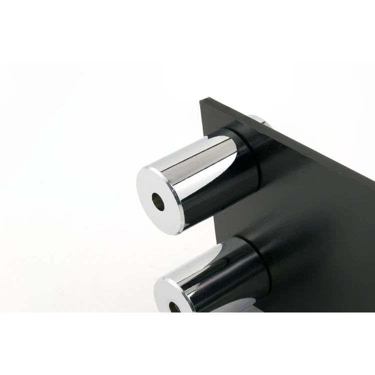 Aluminiumabstandshalter für Schilder und Plaketten - silber verchromt - Durchmesser 19mm - DDS036