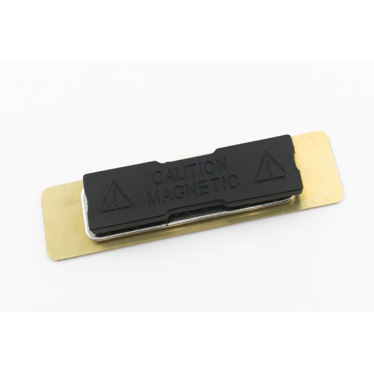 Exklusiver Mitarbeiterausweis - 64x17mm - ID039 - Messing