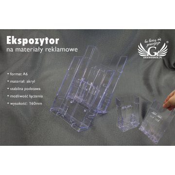 Display für Werbematerialien - Format A6 - Modell K003