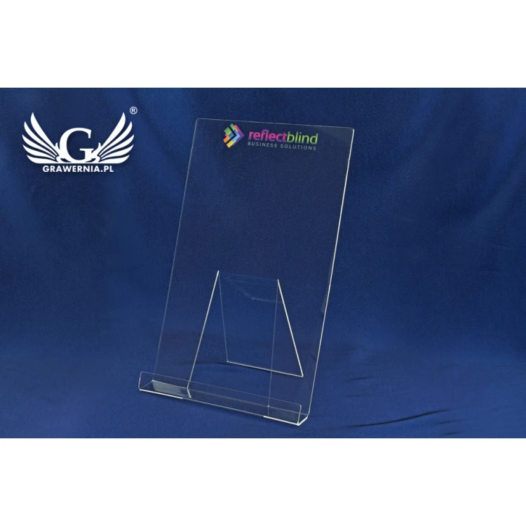 Akryl-Display - Format A4 - UV-Drucklogo - Modell K005