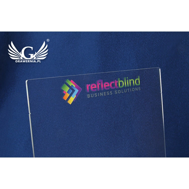 Akryl-Display - Format A4 - UV-Drucklogo - Modell K005