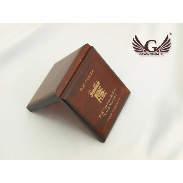 Holzbox Etui mit einzelner Medaillenfach für eine Medaille mit einem Durchmesser von 80mm