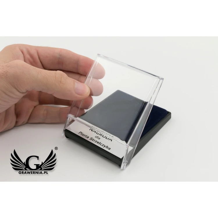 Universelle Hülle für Medaillen mit einem Durchmesser von 40 oder 50mm - Dunkelblau - ET024