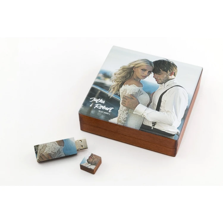 Foto Schatulle USB-Stick 8, 16 oder 64 GB USB 3.0 - farbiger UV-Druck