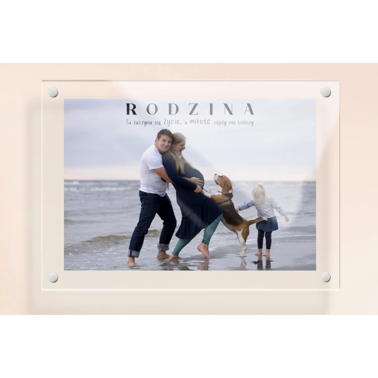 Fotografie auf Acrylglas (Plexi) - Fotoposter mit Text - Größe: 700x500mm - DEK022