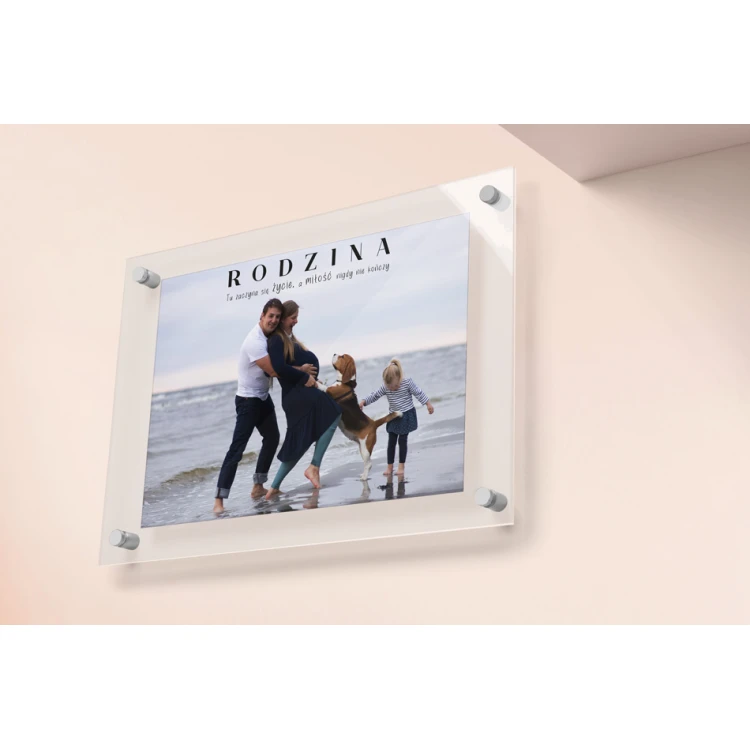 Fotografie auf Acrylglas (Plexi) - Fotoposter mit Text - Größe: 700x500mm - DEK022