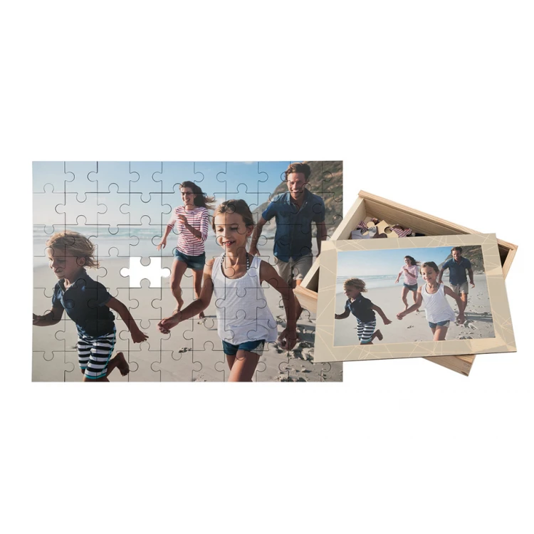 Fotopuzzle aus Holz, also Puzzle mit Ihrem Foto - Digitaler UV-Druck - Größe 417x293mm - PZD003
