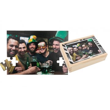 Fotopuzzle aus Holz, also Puzzle mit Ihrem Foto - Digitaler UV-Druck - Größe 289x206mm - PZD004