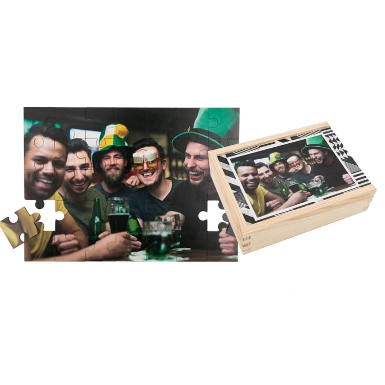 Fotopuzzle aus Holz, also Puzzle mit Ihrem Foto - Digitaler UV-Druck - Größe 289x206mm - PZD004