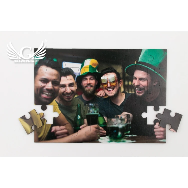 Fotopuzzle aus Holz, also Puzzle mit Ihrem Foto - Digitaler UV-Druck - Größe 289x206mm - PZD004