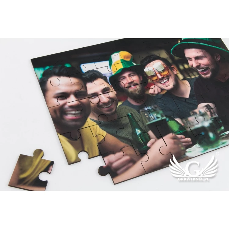 Fotopuzzle aus Holz, also Puzzle mit Ihrem Foto - Digitaler UV-Druck - Größe 289x206mm - PZD004