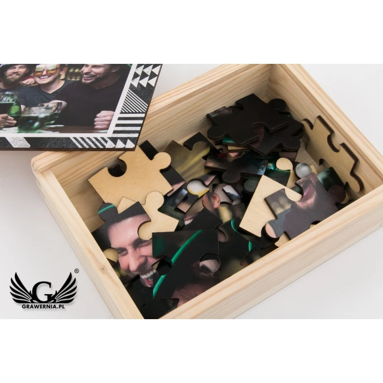 Fotopuzzle aus Holz, also Puzzle mit Ihrem Foto - Digitaler UV-Druck - Größe 289x206mm - PZD004