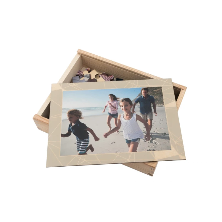 Fotopuzzle aus Holz, also Puzzle mit Ihrem Foto - Digitaler UV-Druck - Größe 417x293mm - PZD003