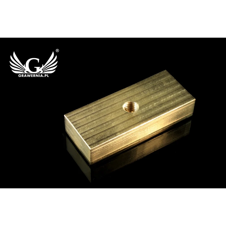 Heißprägestempel zum Prägen von Logos im Heiß- und Kaltverfahren - Matrizengröße: 60x22,3mm - CNC