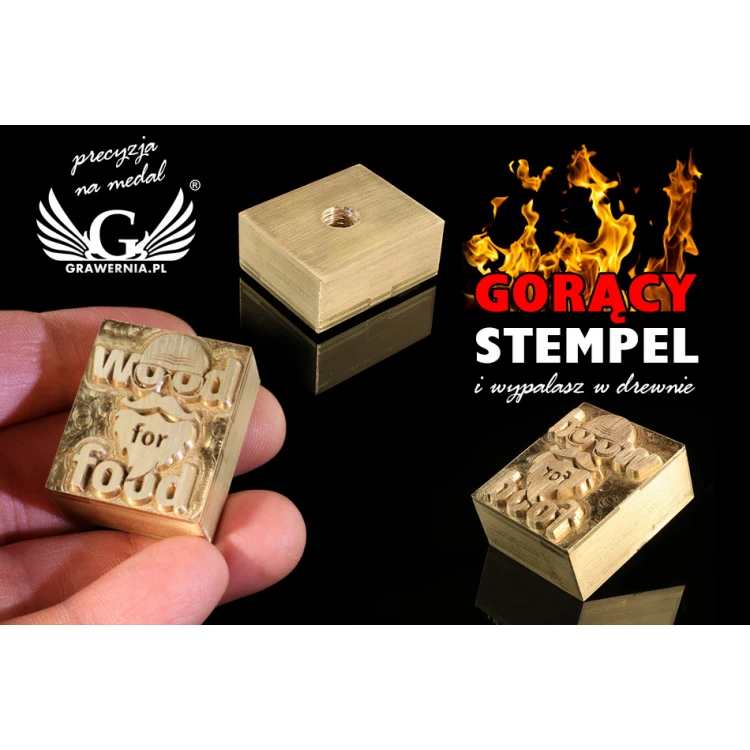 Heißprägestempel zum Prägen von Logos im Heiß- und Kaltverfahren - Matrizengröße: 26x32mm - CNC