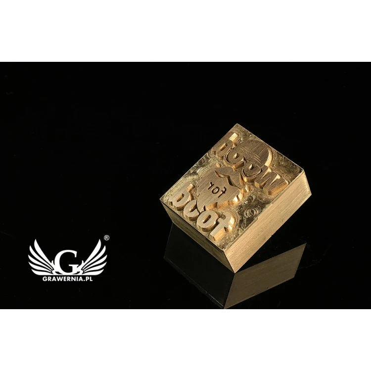 Heißprägestempel zum Prägen von Logos im Heiß- und Kaltverfahren - Matrizengröße: 26x32mm - CNC