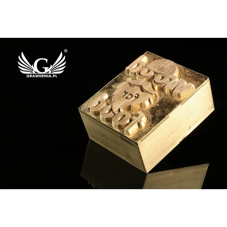 Heißprägestempel zum Prägen von Logos im Heiß- und Kaltverfahren - Matrizengröße: 26x32mm - CNC