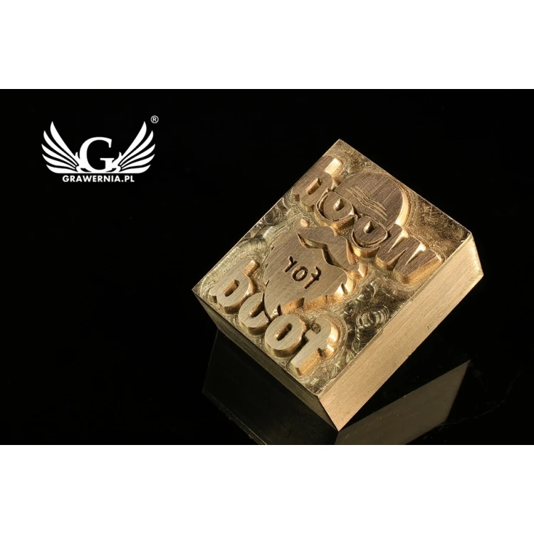 Heißprägestempel zum Prägen von Logos im Heiß- und Kaltverfahren - Matrizengröße: 26x32mm - CNC