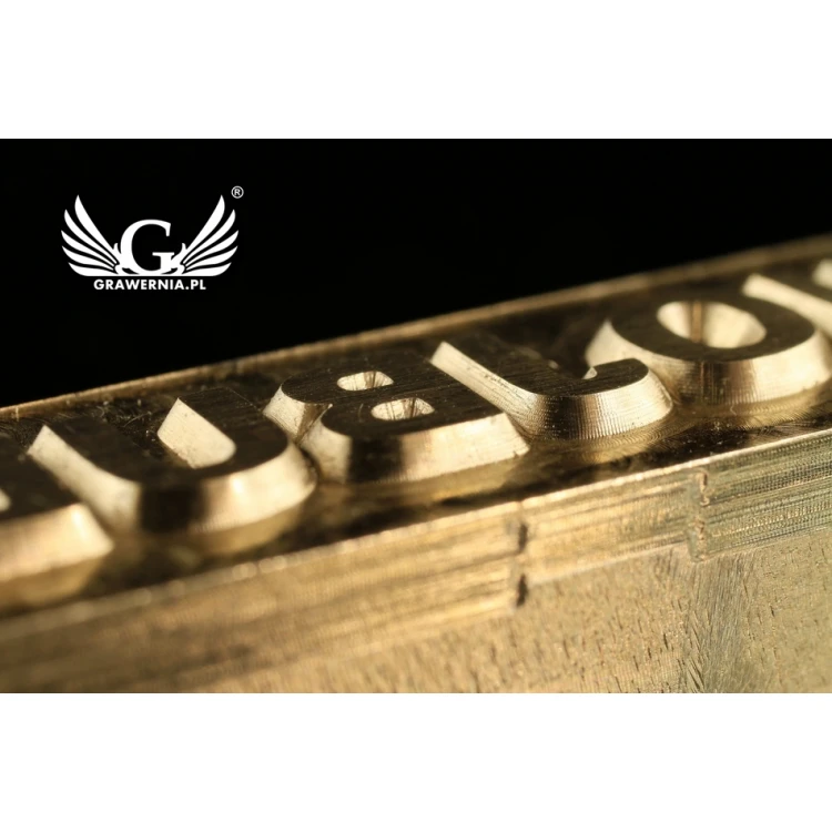 Heißprägestempel zum Prägen von Logos im Heiß- und Kaltverfahren - Matrizengröße: 41x13mm - CNC