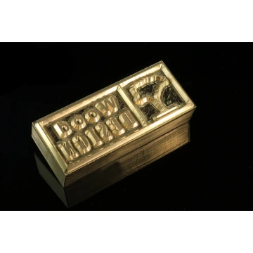 Heißprägestempel zum Prägen von Logos im Heiß- und Kaltverfahren - Matrizengröße: 60x22,3mm - CNC
