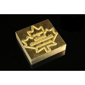 Heißprägestempel zum Prägen von Logos im Heiß- und Kaltverfahren - Matrizengröße: 52x51mm - CNC