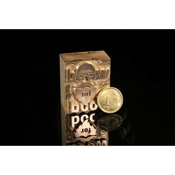 Heißprägestempel zum Prägen von Logos im Heiß- und Kaltverfahren - Matrizengröße: 26x32mm - CNC