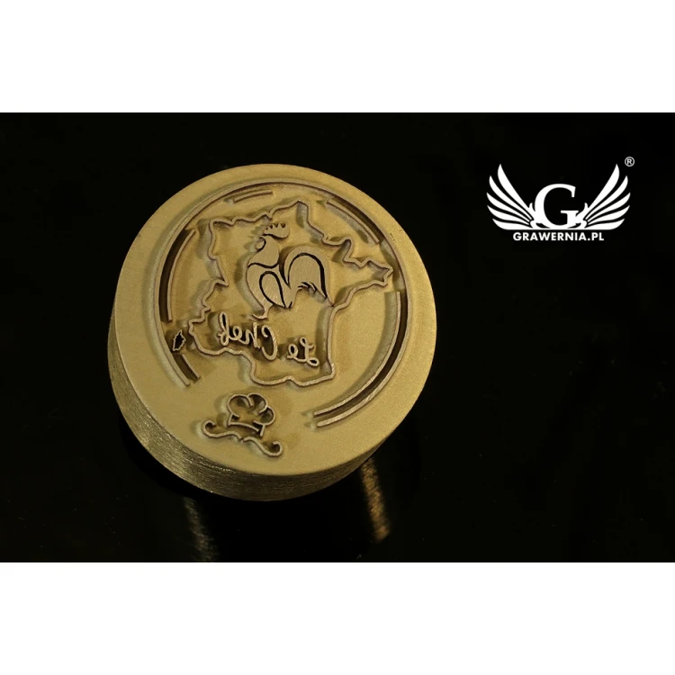 HEISSPRÄGESTEMPEL zum Brennen von Logos im Heiß- und Kaltverfahren - Matrizengröße: 22x20mm - LASER
