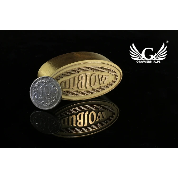 HEISSPRÄGESTEMPEL zum Brennen von Logos im Heiß- und Kaltverfahren - Matrizengröße: 40x19,55mm - LASER