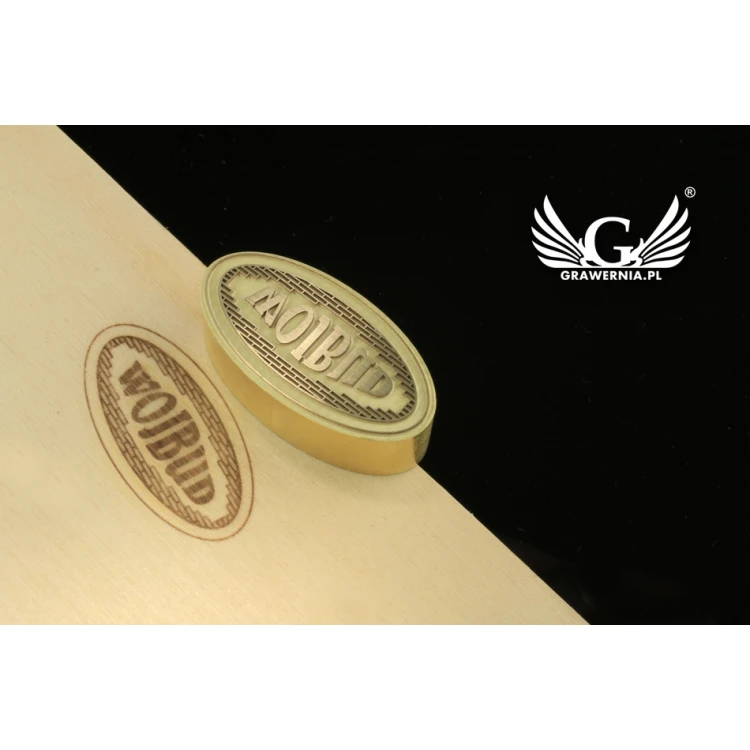 HEISSPRÄGESTEMPEL zum Brennen von Logos im Heiß- und Kaltverfahren - Matrizengröße: 40x19,55mm - LASER