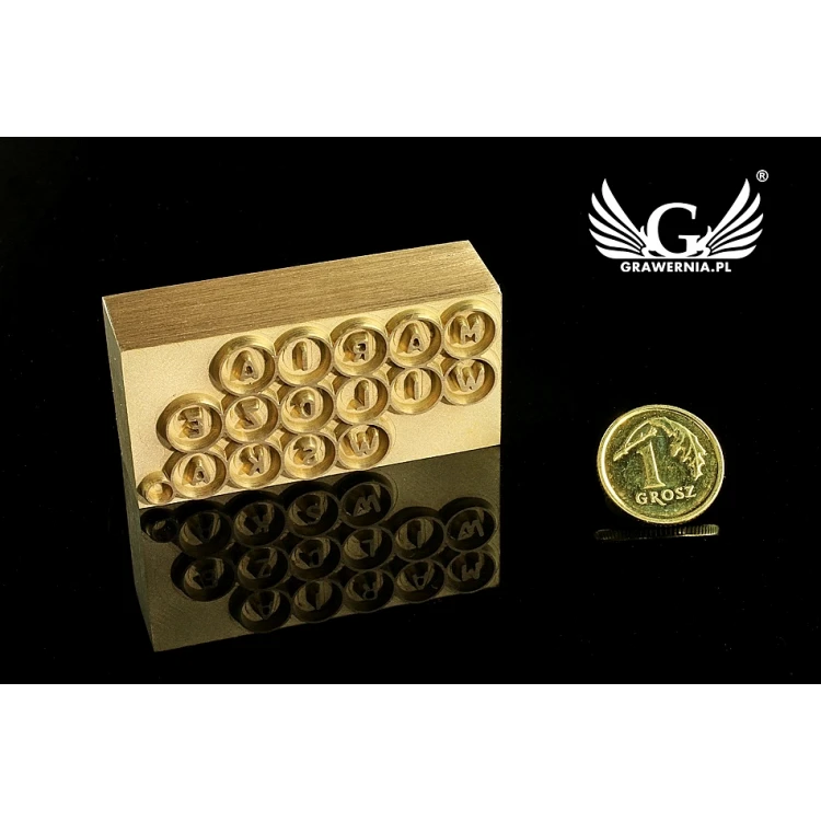 HEISSPRÄGESTEMPEL zum Brennen von Logos im Heiß- und Kaltverfahren - Matrizengröße: 47x23mm - CNC
