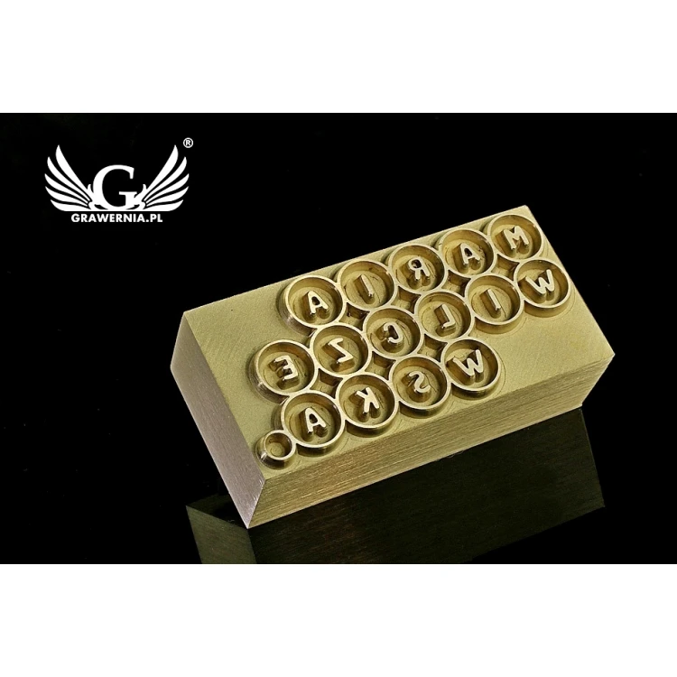 HEISSPRÄGESTEMPEL zum Brennen von Logos im Heiß- und Kaltverfahren - Matrizengröße: 47x23mm - CNC