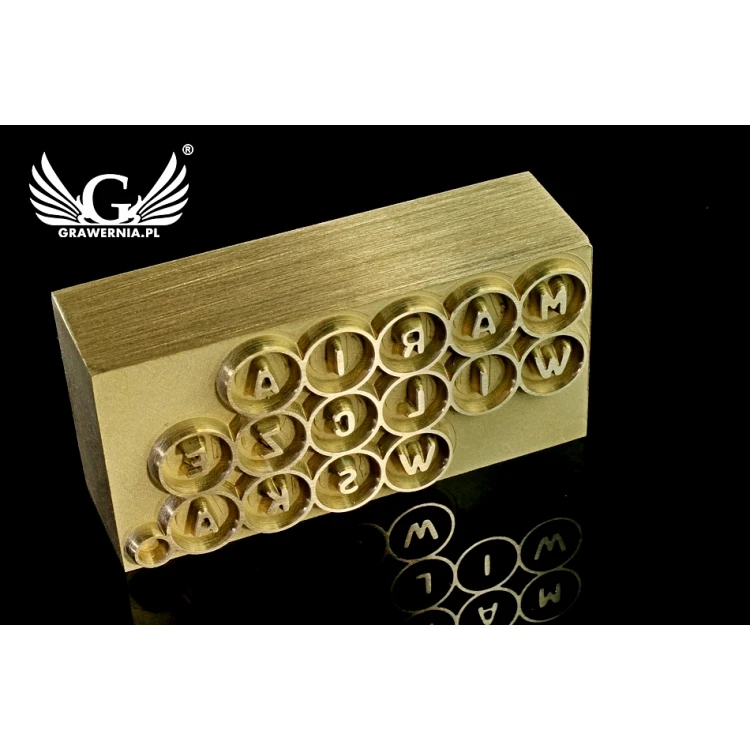 HEISSPRÄGESTEMPEL zum Brennen von Logos im Heiß- und Kaltverfahren - Matrizengröße: 47x23mm - CNC