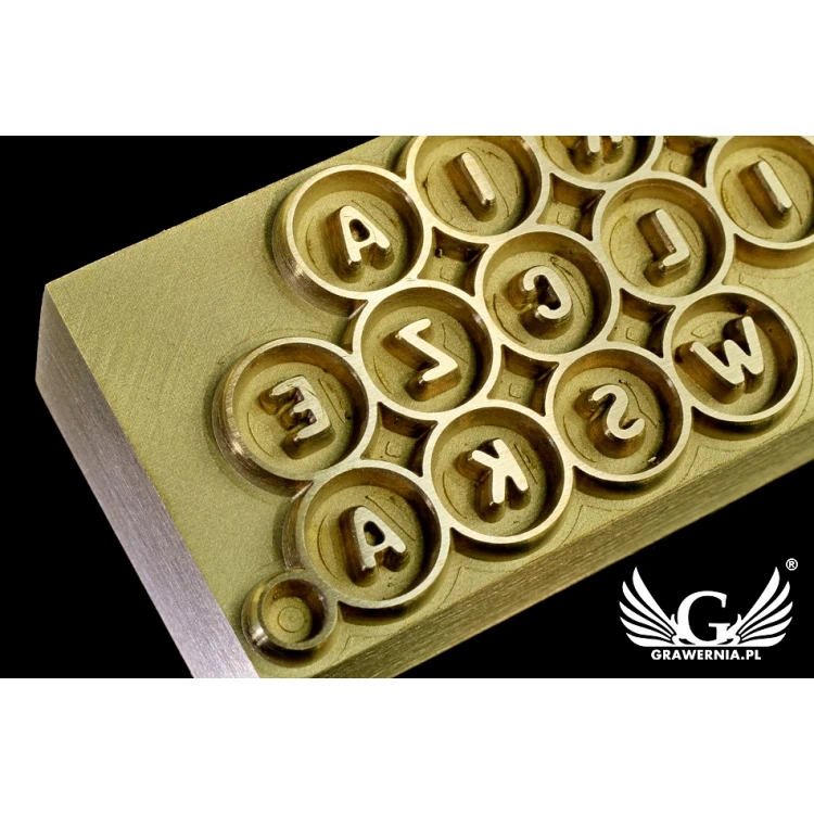 HEISSPRÄGESTEMPEL zum Brennen von Logos im Heiß- und Kaltverfahren - Matrizengröße: 47x23mm - CNC