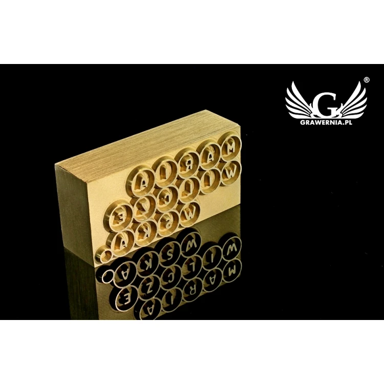 HEISSPRÄGESTEMPEL zum Brennen von Logos im Heiß- und Kaltverfahren - Matrizengröße: 47x23mm - CNC