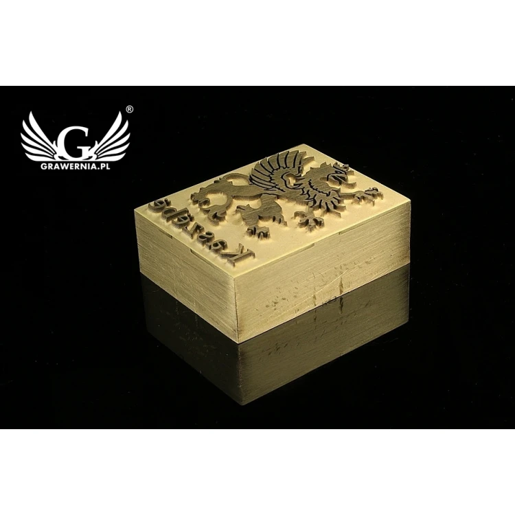 HEISSPRÄGESTEMPEL zum Brennen von Logos im Heiß- und Kaltverfahren - Matrizengröße: 40x31mm - LASER
