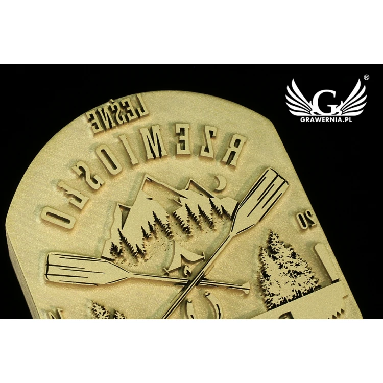HEISSPRÄGESTEMPEL zum Brennen von Logos im Heißverfahren - Matrizengröße: 31x40mm - LASER