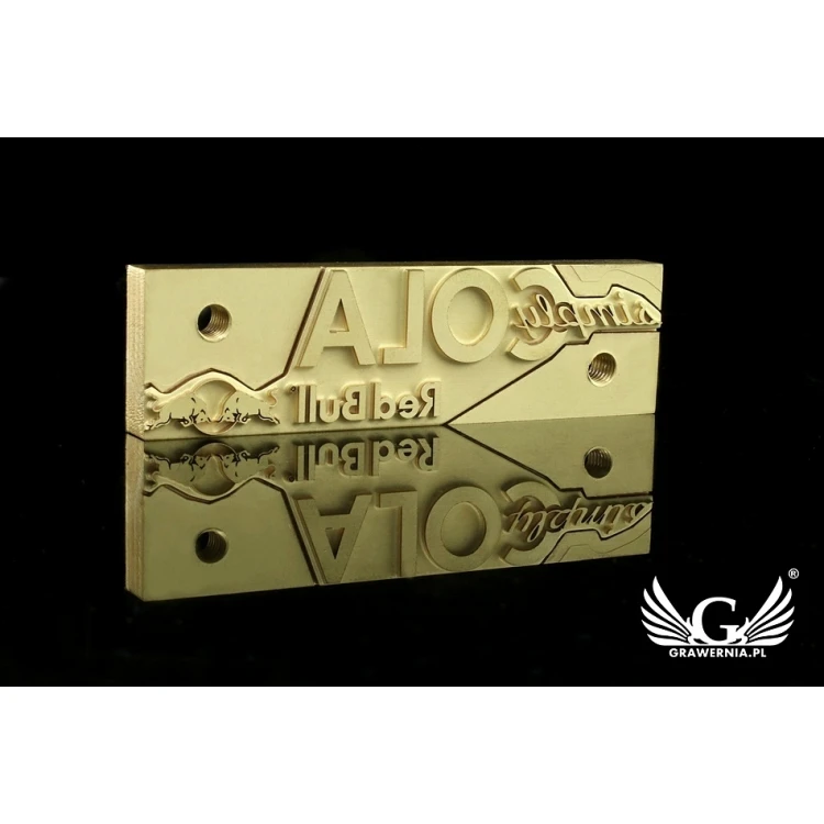 HEISSPRÄGESTEMPEL zum Brennen von Logos im Heiß- und Kaltverfahren - Matrizengröße: 60,8x17,3mm oder 90,9x25,5mm - LASER
