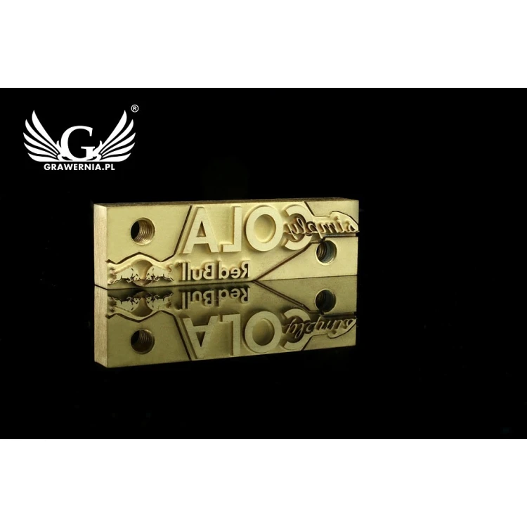 HEISSPRÄGESTEMPEL zum Brennen von Logos im Heiß- und Kaltverfahren - Matrizengröße: 60,8x17,3mm oder 90,9x25,5mm - LASER