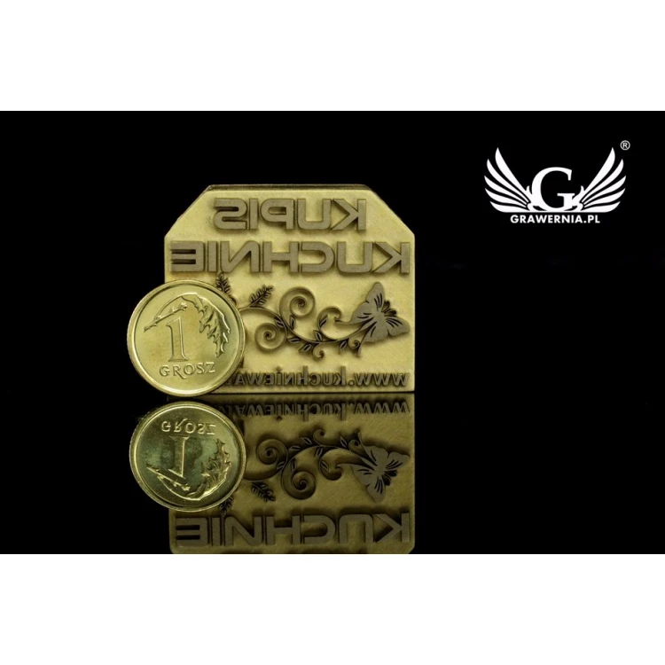 STEMPEL zum Brennen von Logos im Heißprägen - Matrizengröße: 33x27mm - LASER