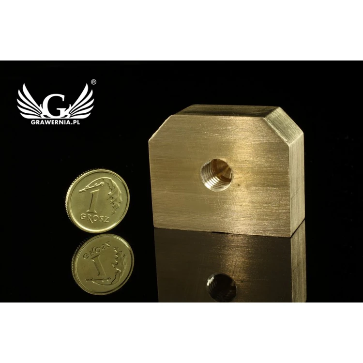STEMPEL zum Brennen von Logos im Heißprägen - Matrizengröße: 33x27mm - LASER