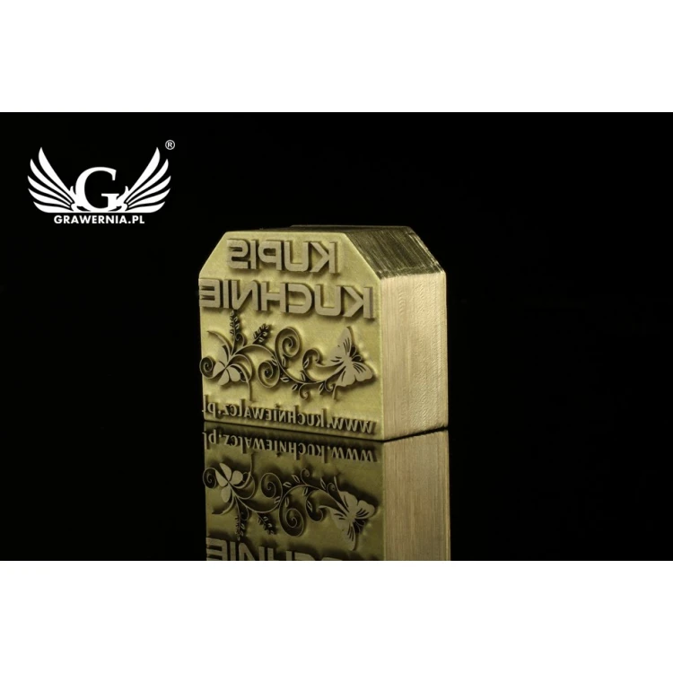 STEMPEL zum Brennen von Logos im Heißprägen - Matrizengröße: 33x27mm - LASER