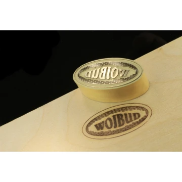 HEISSPRÄGESTEMPEL zum Brennen von Logos im Heiß- und Kaltverfahren - Matrizengröße: 40x19,55mm - LASER