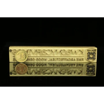 HEISSPRÄGESTEMPEL zum Brennen von Logos im Heißverfahren - Matrizengröße: 106x17,5mm - LASER